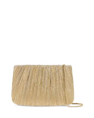 Brit Flat Pleated Pouch Clutch