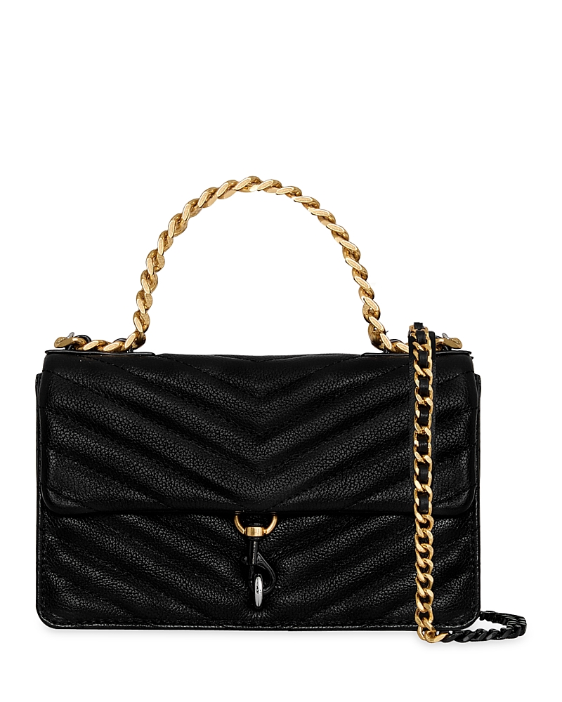 Rebecca Minkoff Edie Mini Quilted Leather Chain Crossbody Bag