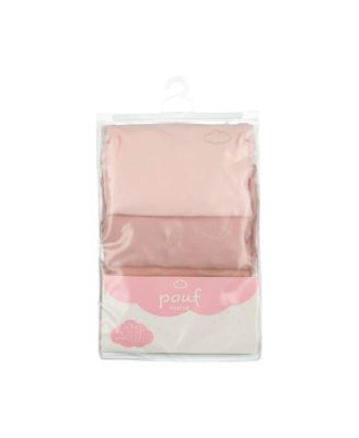  Baby Girls' 3 Pack Footies - Baby