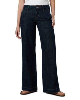 Joe's Jeans - The Lou Lou Low Rise Wide Leg Trouser Jeans in Out of Control