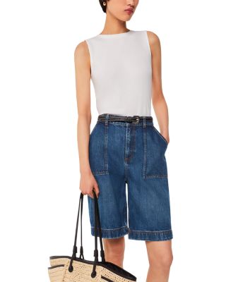 Raya Longline Denim Shorts