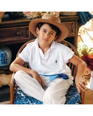 Boys' Solid Mesh Polo - Big Kid