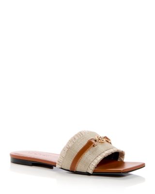 Versace - Women's Medusa Raffia Slide Sandals