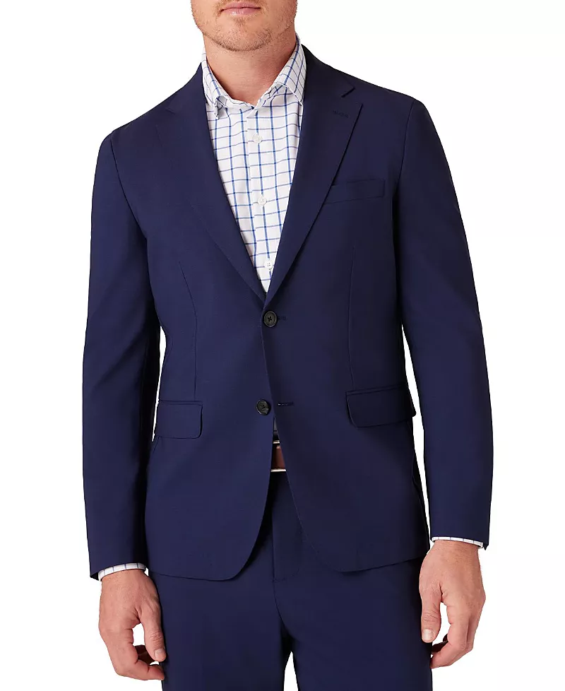 Mizzen+Main Fresco Suit Jacket Navy Solid