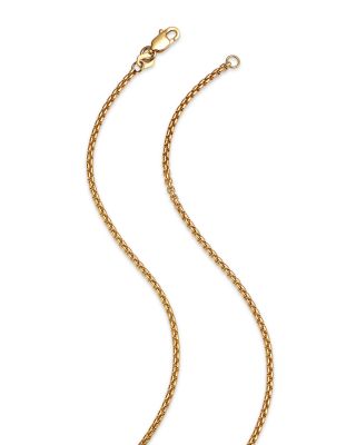 Men's Onyx & Diamond Dog Tag Pendant Necklace in 14K Yellow Gold, 22"