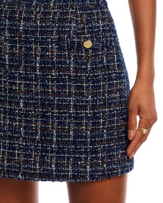 AQUA Tweed Jacket, Tank Top & Mini Skirt - Exclusive