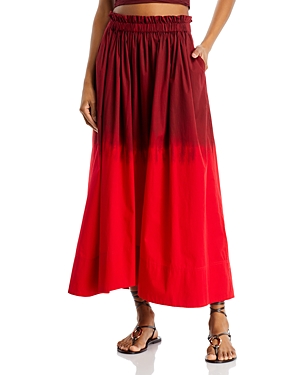 Shop A.l.c Gina Skirt In Rouge/syrah