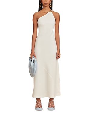 Shop Cult Gaia Rinley One Shoulder Dress In Off White