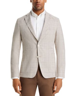 BOSS - Hanry Plaid Soft Construction Slim Fit Sport Coat
