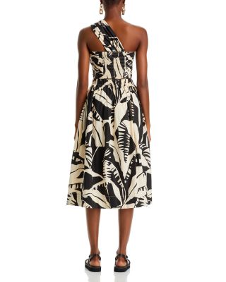 Amari Floral Print Poplin Skirt