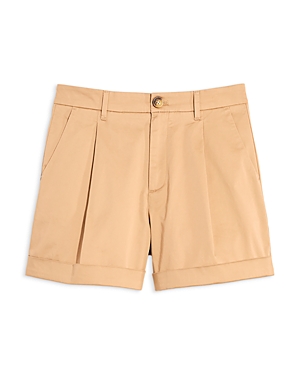 Shop Vineyard Vines Pleated Cuffed Shorts In Office