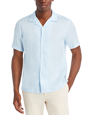 Shop Theory Irving Relaxed Fit Shirt In Skylight
