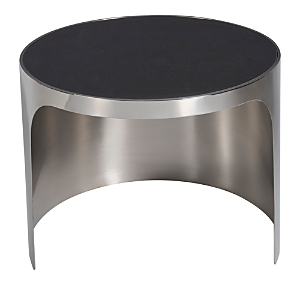 Shop Universal Revolve Small Nesting Table In Silver