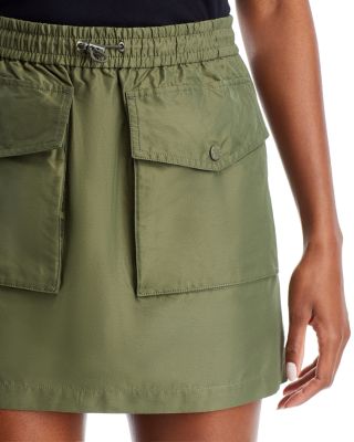 Taffeta Cargo Skirt