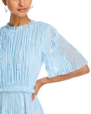 jason wu blue dress Blue Floral Tie Strap Dress