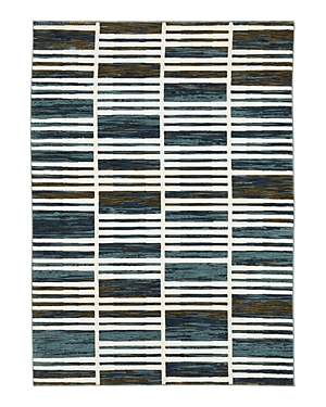 Oriental Weavers Reed Re05a Area Rug, 5'3 X 7'6 In Ivory/blue