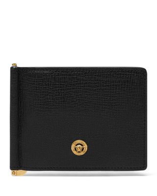 長財布 VERSACE Black leather Medusa Biggie wallet Versace Medusa Biggie Wallet | Black | FARFETCH