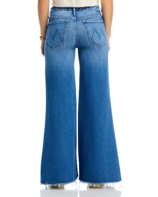 The Lil Roller Fray Wide Leg Jeans in Work Hard Play Hard