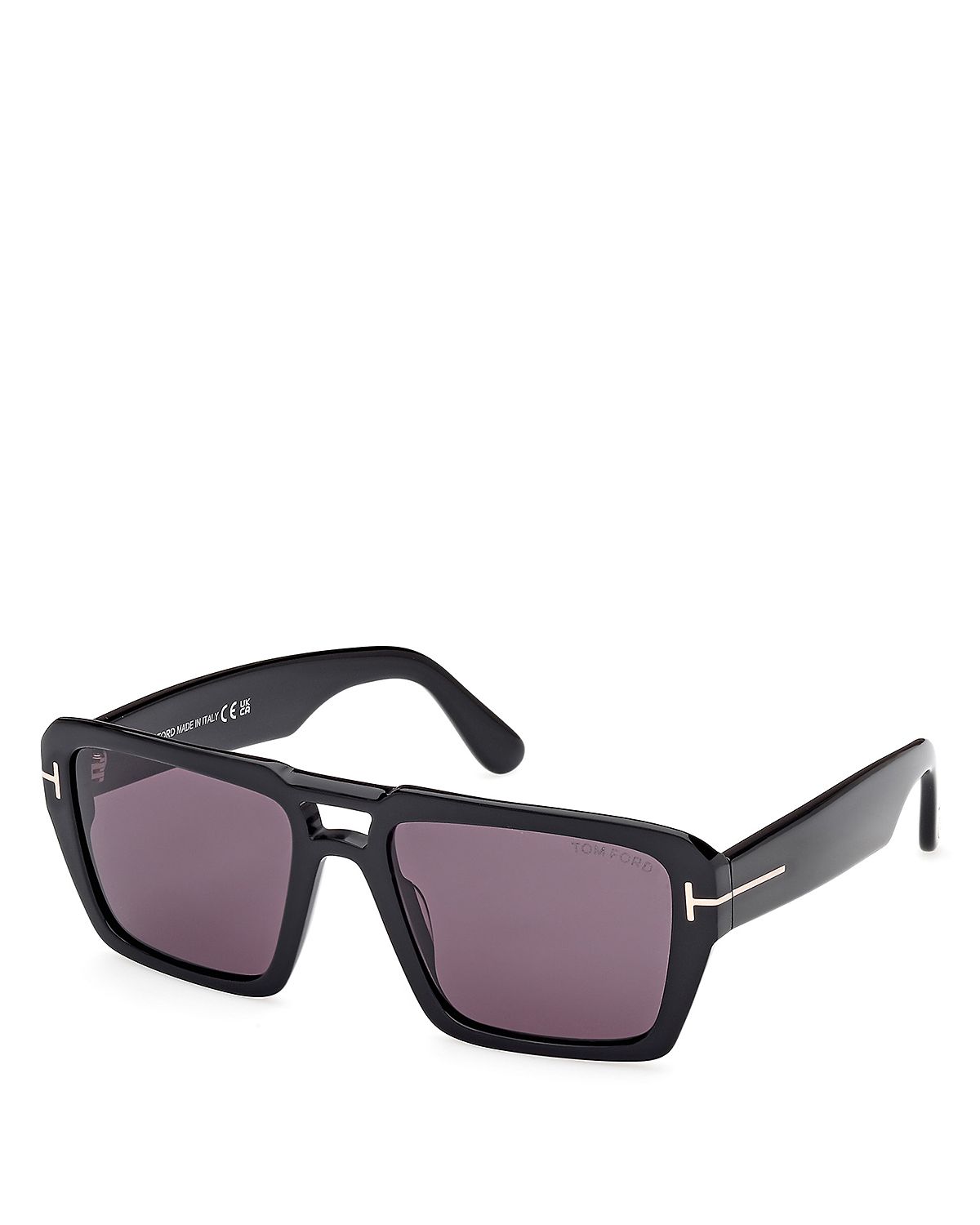 Tom Ford Flat Top Square Sunglasses, 56mm