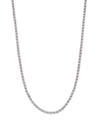 Bloomingdale's Fine Collection - Diamond Tennis Necklace in 14K White Gold, 8.0 ct. t.w.