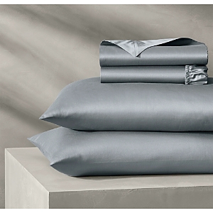 Shop Boll & Branch Reserve Sheet Set, King With Standard Pillowcases In Bluestone