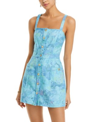 Ramy Brook - Kelly Square Neck Printed Mini Dress