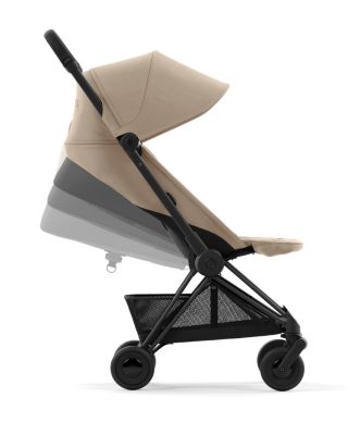 COYA Compact Lightweight Travel Ready Stroller in Matte Black