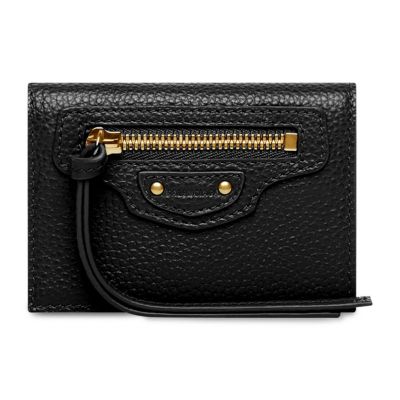 【BALENCIAGA】NEO CLASSIC MINI WALLET BALENCIAGA Neo Classic Mini Leather Wallet Pink