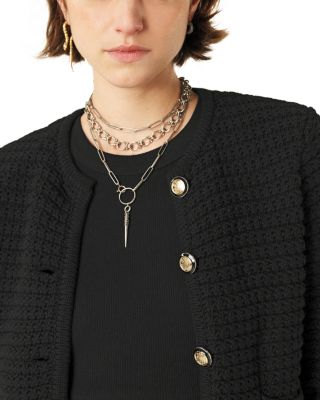 Gaspard Crewneck Cardigan Sweater