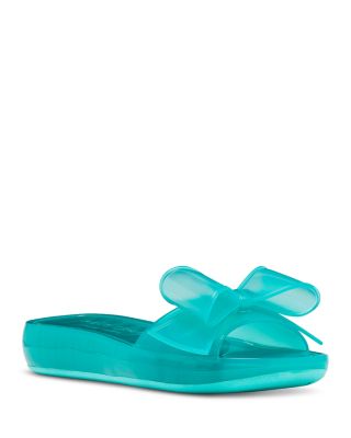 kate spade new york Women's Tie The Knot Embellished Slide Sandals