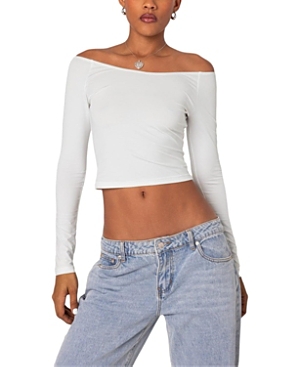 EDIKTED TAHLIA OFF SHOULDER TOP