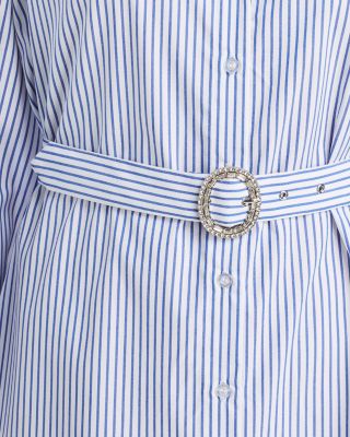 Mabel Lace Sleeve Shirt Dress