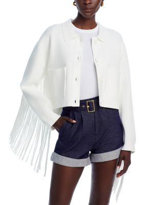 Essentiel Antwerp - Knit Fringe Jacket