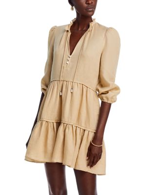 Veronica Beard - Hawken Linen Mini Dress