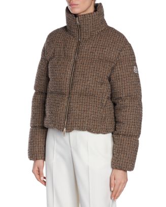 Moncler Seboune Wool Check Boucle Jacket | Bloomingdale's