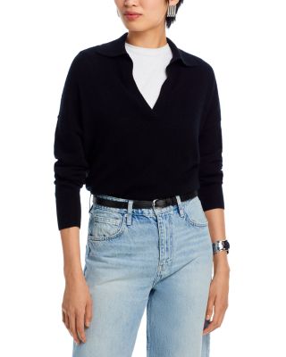 C by Bloomingdale's Cashmere - Drop Shoulder Sweater Polo - Exclusive