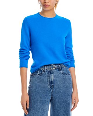 100% Cashmere Rolled Edge Sweater - Exclusive
