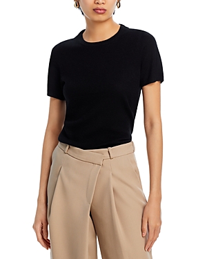 C By Bloomingdale's Cashmere Cashmere Crewneck Sweater - Exclusive In Black
