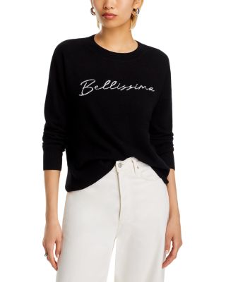 AQUA - Bellisima Crewneck Sweater - Exclusive