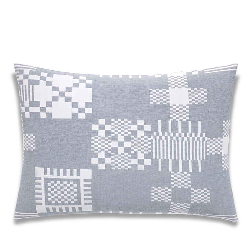 Brooklinen Cotton Jacquard Matelasse King Sham Set In Indigo