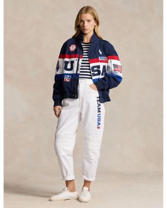 Pantalones Polo Ralph Lauren De Lana Para Mujer - Athletics - Blancos