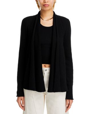 100% Cashmere Drape Front Cardigan - Exclusive