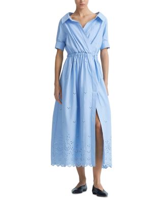 Altuzarra - Lydia Open Neck Eyelet Midi Dress