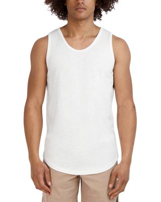 Goodlife Sun Faded Slub Scallop Tank
