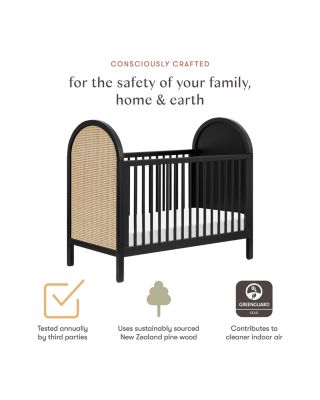 Bondi 3 in 1 Convertible Crib with Toddler Bed Conversion Kit