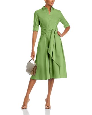 Debra Tie Waist Shirt Dress
