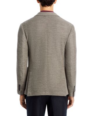 Textured Jersey Knit Casual Sport Coat