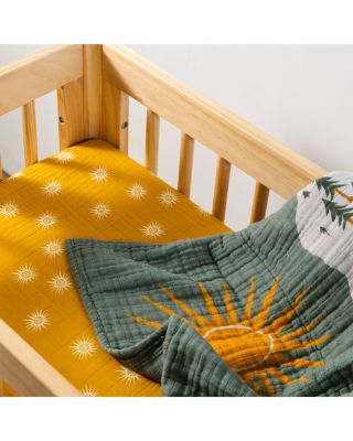 All Stages Bassinet Sheet in GOTS Certified Organic Muslin Cotton