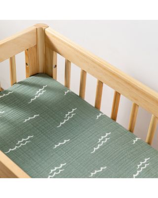 All Stages Bassinet Sheet in GOTS Certified Organic Muslin Cotton