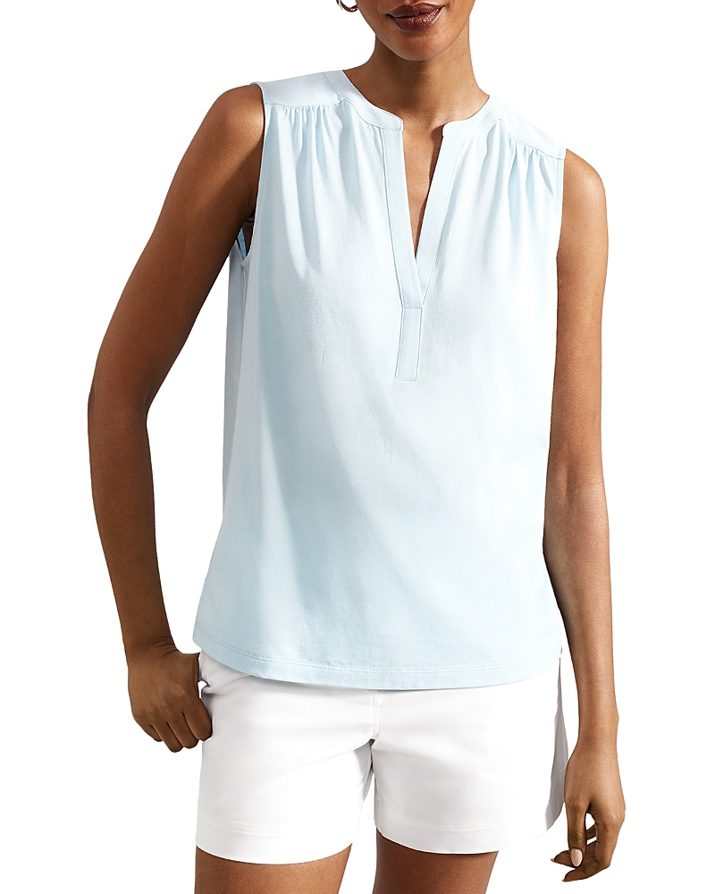 Hobbs London Nadine Top In Mineral Blue